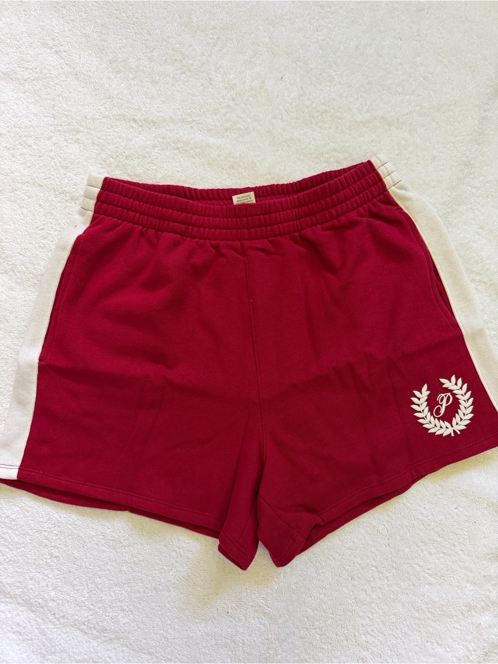 Victoria's Secret Womens Red Knit Jogger Shorts